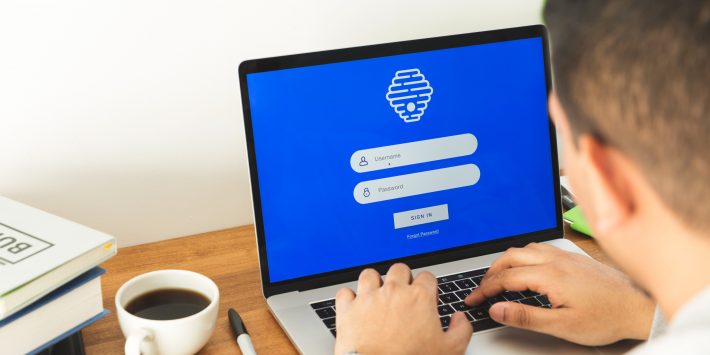 typing-username-and-password